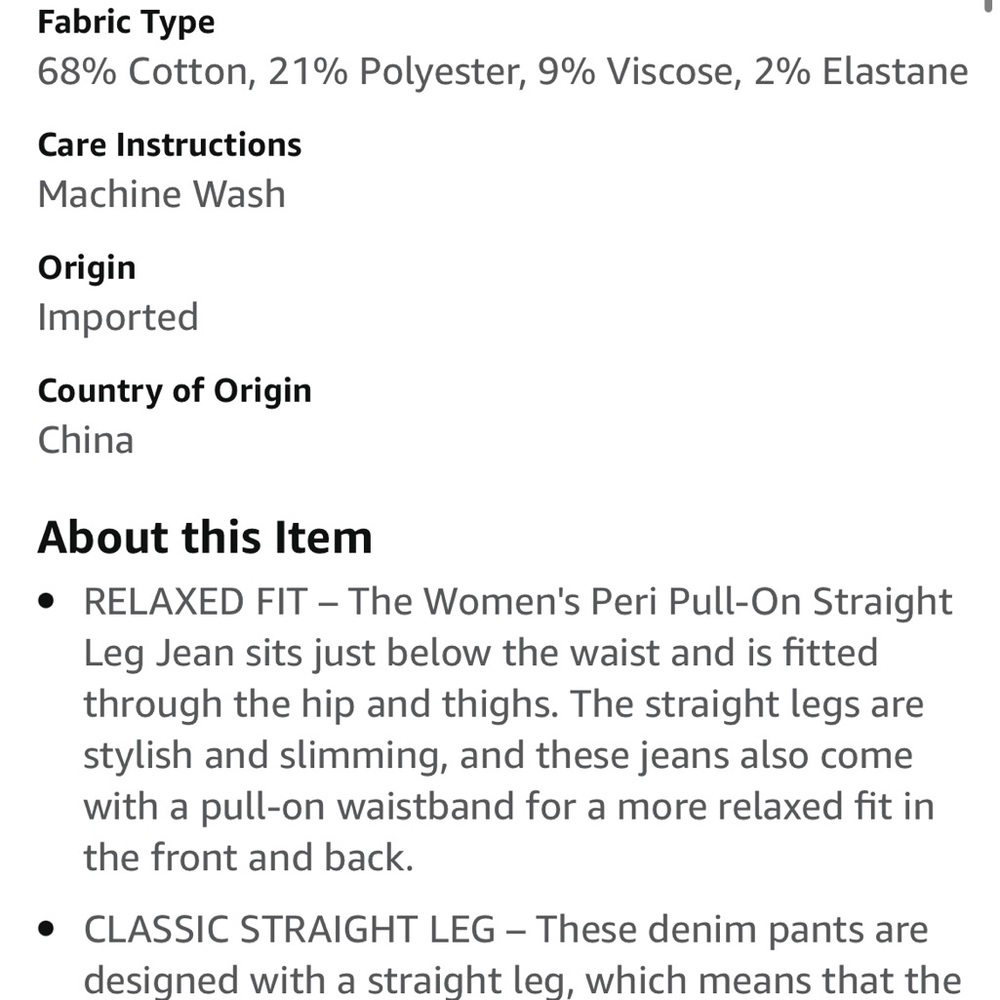 NWOT Jag Jeans Peri Pull On Jeans - Picture 9 of 11